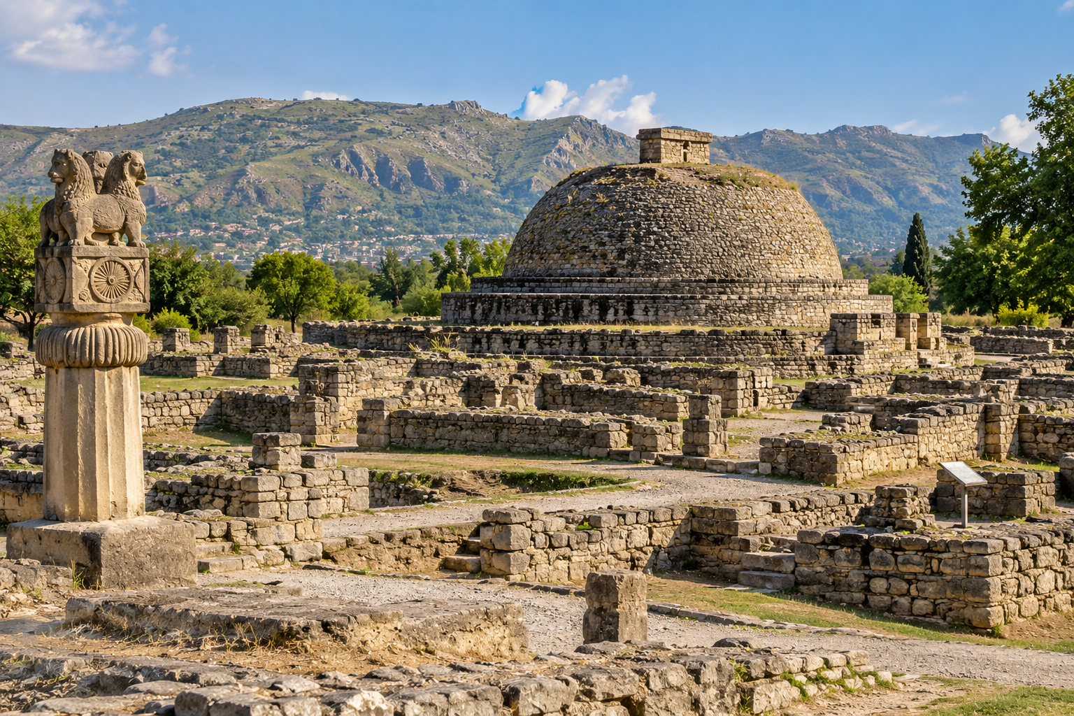 Taxila ancient ruins